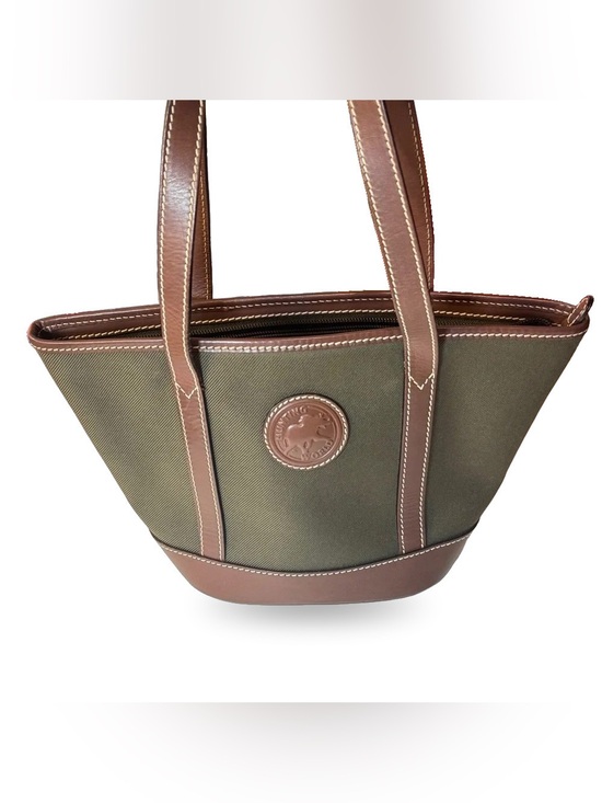 Hunting World Handbags - Hunting World Olive Canvas Tote with Leather Trim OS